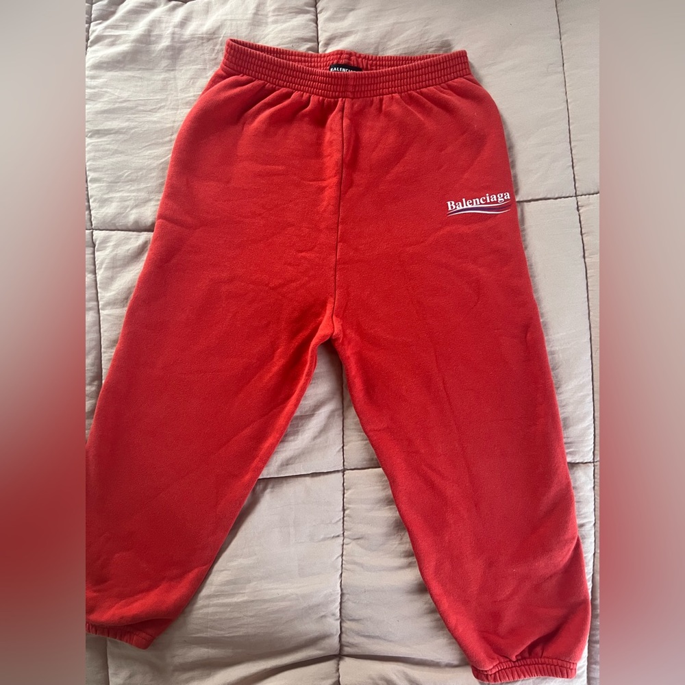 Kids balenciaga sweatpants worn one for birthday.